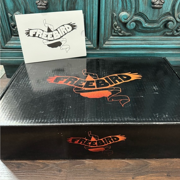 NIB Freebird “Willie” red leather boots size 8 - Picture 15 of 16